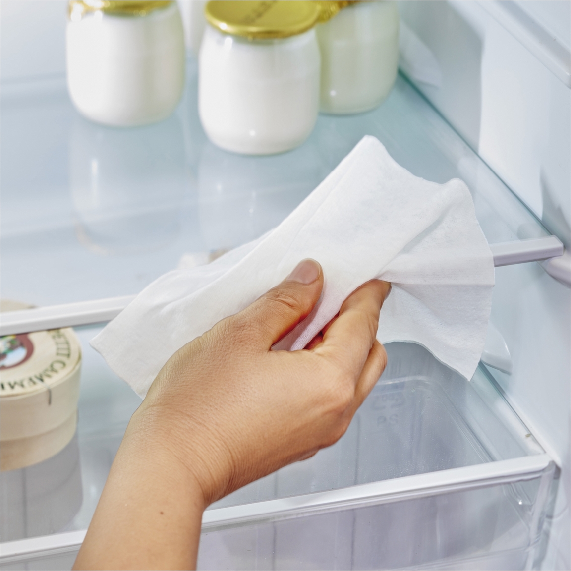 Lingettes de nettoyage frigo