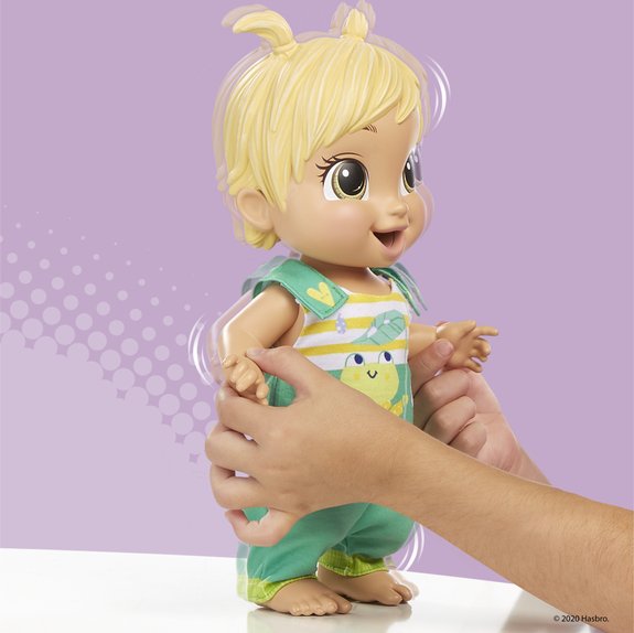 Poupée Baby Alive sautille blonde