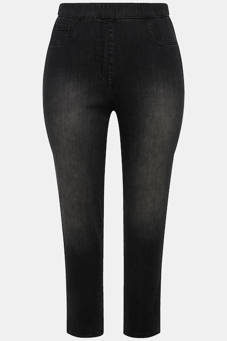 Jeggings Jule, Slim Fit, Washeffekte, Elastikbund