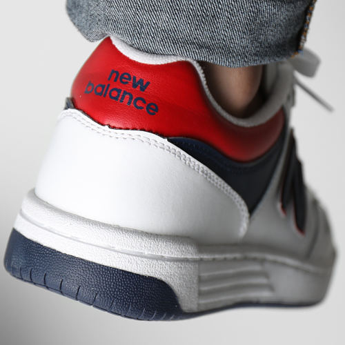 Baskets 480 BB480LNR White Navy Red
