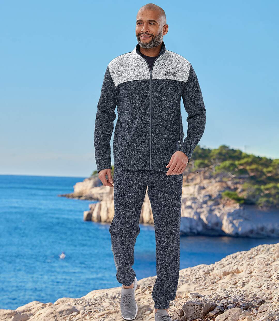 Gilet Molleton Zippé Spring Run
