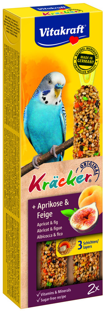 Vitakraft Fruitkracker 2 in 1 Parkiet - 2 Stuks - Fruit - Snacks|Cracker