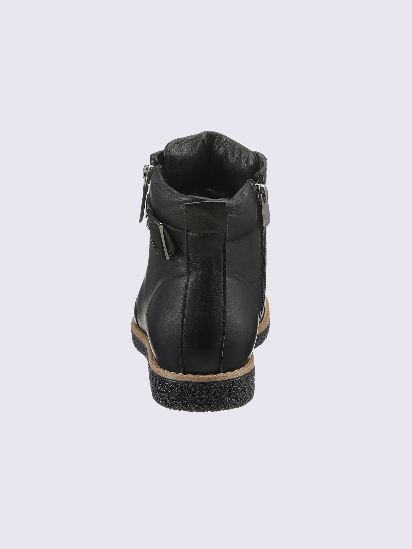 Bottines à lacets cuir nappa de vache