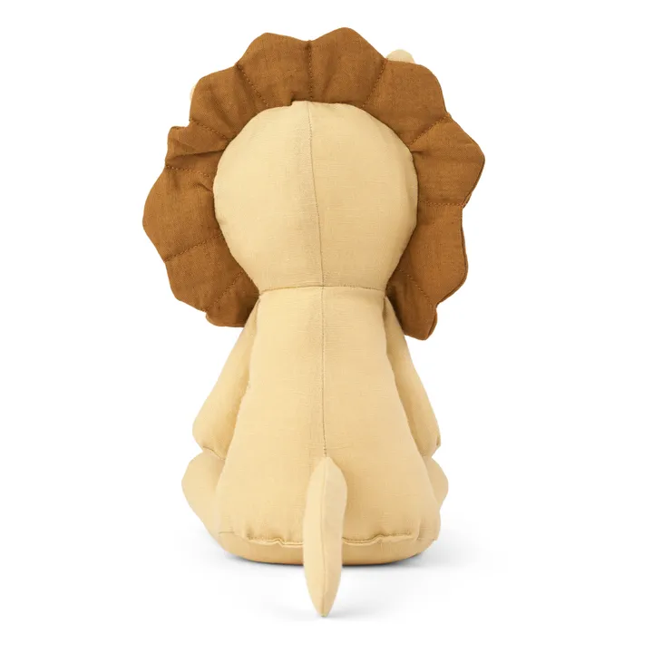 Liewood Peluche lion Halfdan en coton bio | Jaune