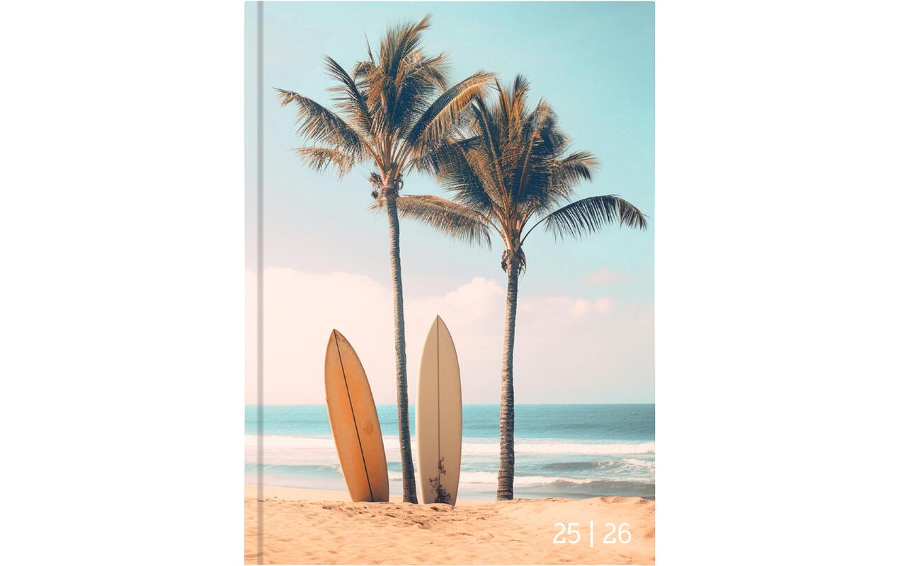 Schüleragenda Mydiary Beach 25/26 FSC, 1T/1S, 12 x 16.5 cmModerner Terminplaner für Jugendliche