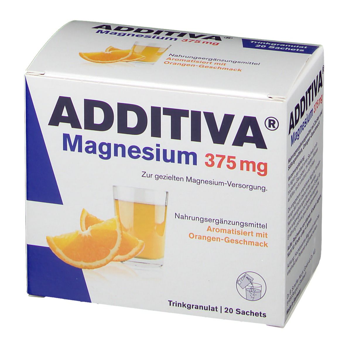 ADDITIVA® Magnesium 375 mg Granulat Orange