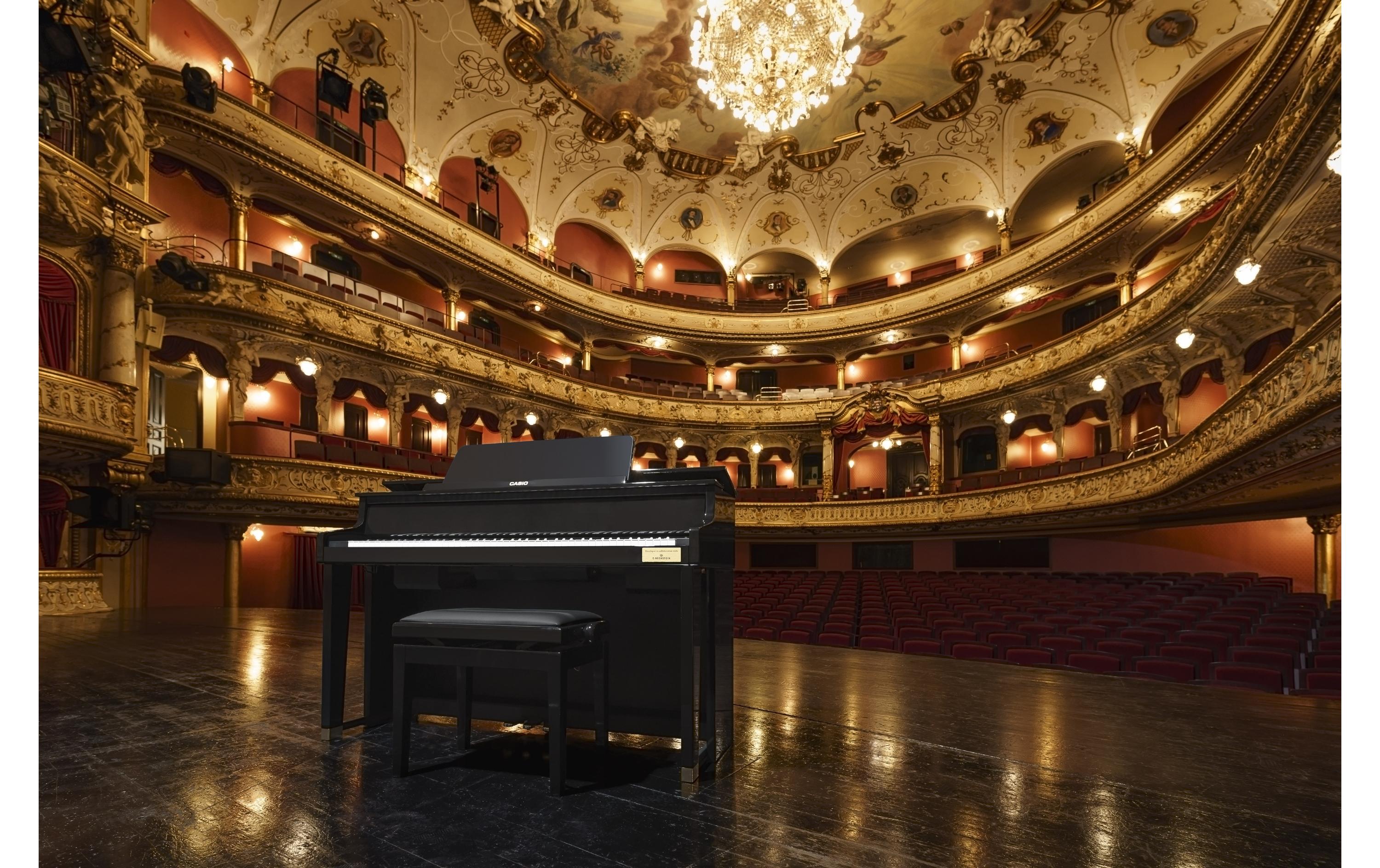 E-Piano CELVIANO Grand Hybrid GP-510BP Schwarz, poliert<br>E-Piano mit gewichtetem Natural-Grand-Hammer-Action-Keyboard mit 88 Tasten