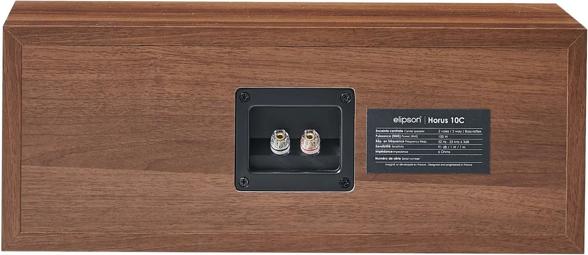 Elipson Horus 11F HCM 5.0 Noyer Packs enceintes grand spectacle