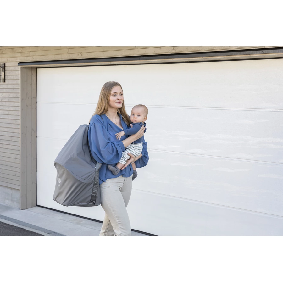 STOKKE® CLIKK™ Hochstuhl Fjord Blue + gratis Chair Travel Bag