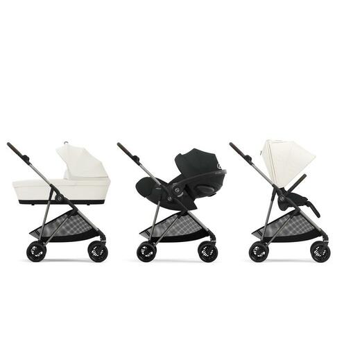 Poussette Melio 4 TPE - Canvas White - CYBEX