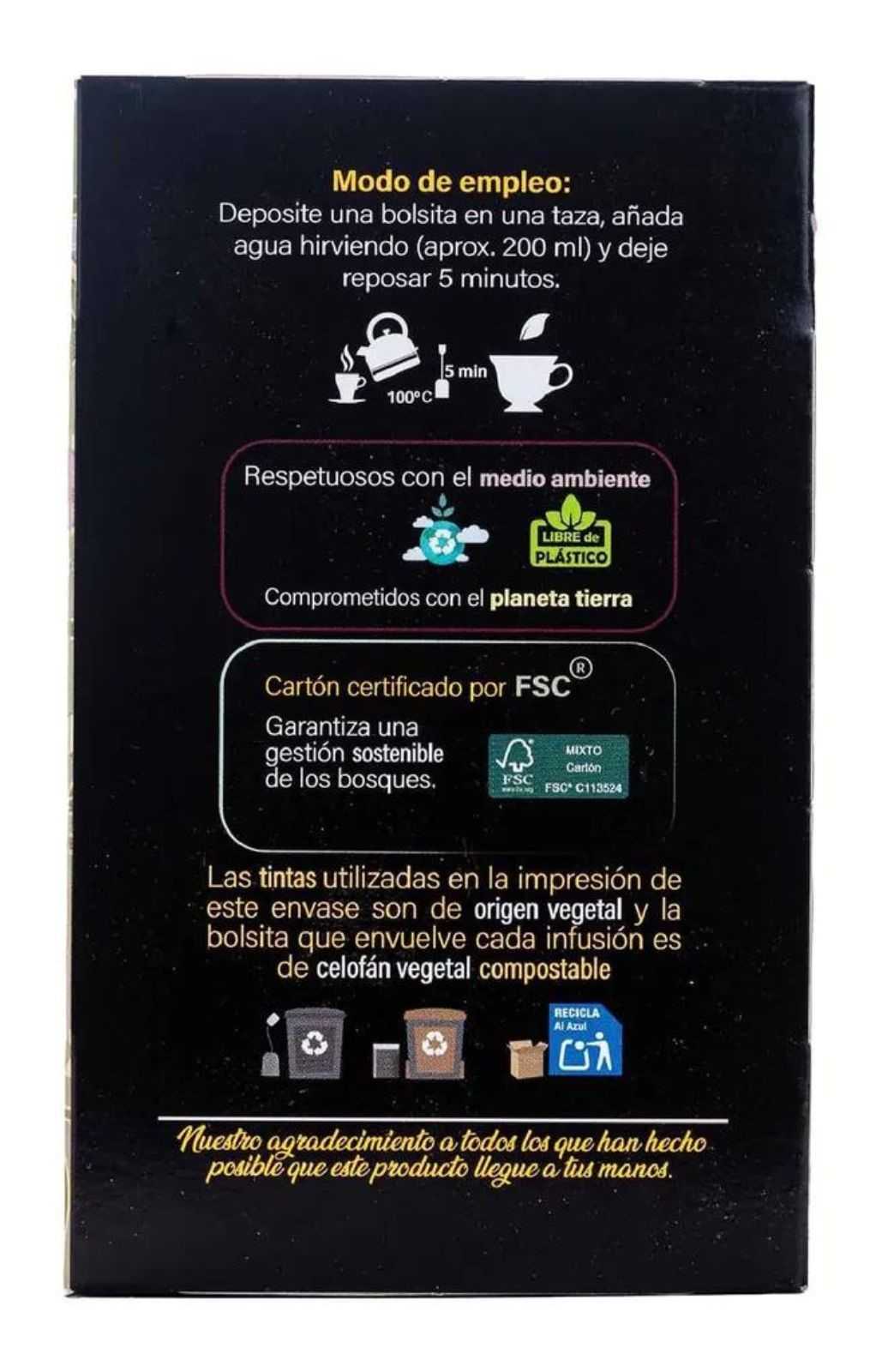 Chá Verde Orgânico Artemis com Gengibre e Limão 30g