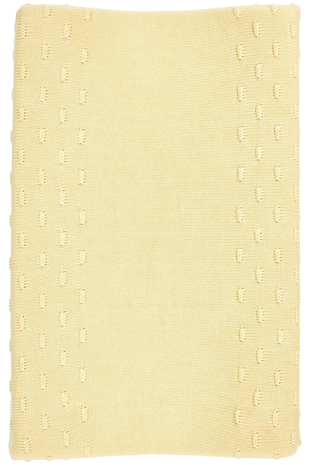 aankleedkussenhoes Knots Soft Yellow