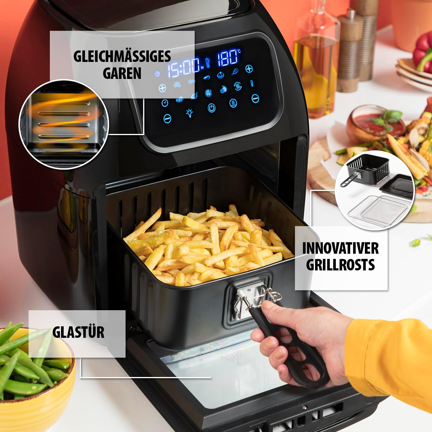 Tristar FR-6964 Horno Freidora sin Aceite 1800W