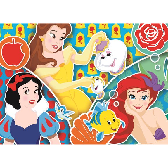 Puzzles SuperColor 2x20 pièces  Princesses