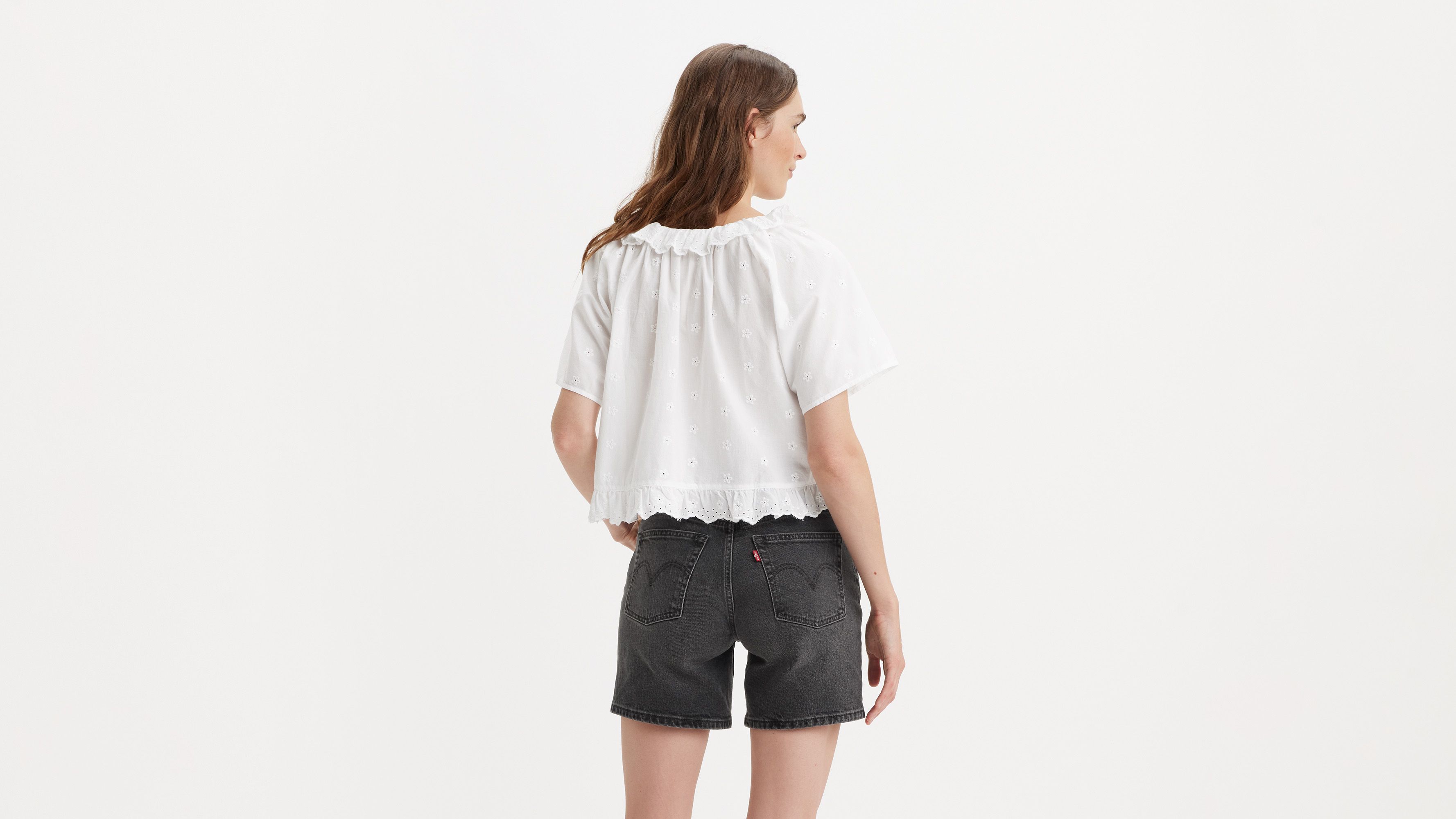 Blouse manche courte Lyka - Bright White - Blanc