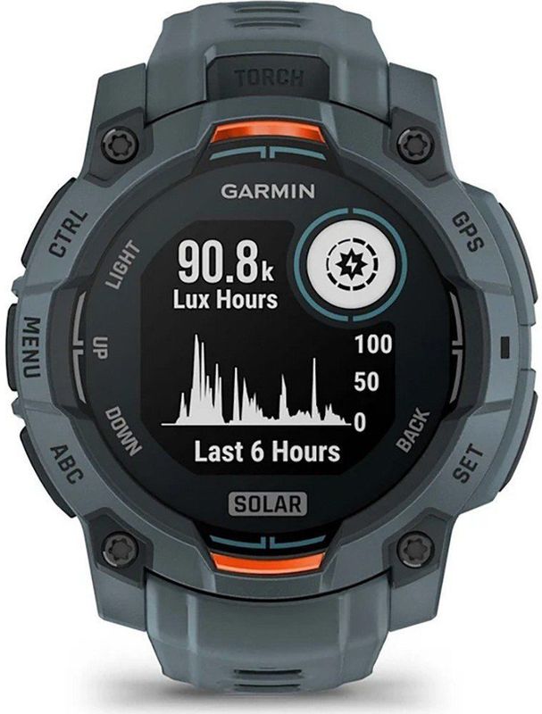 Garmin - Instinct 3 Solar - GPS Horloge - Schemerblauw - 45 mm