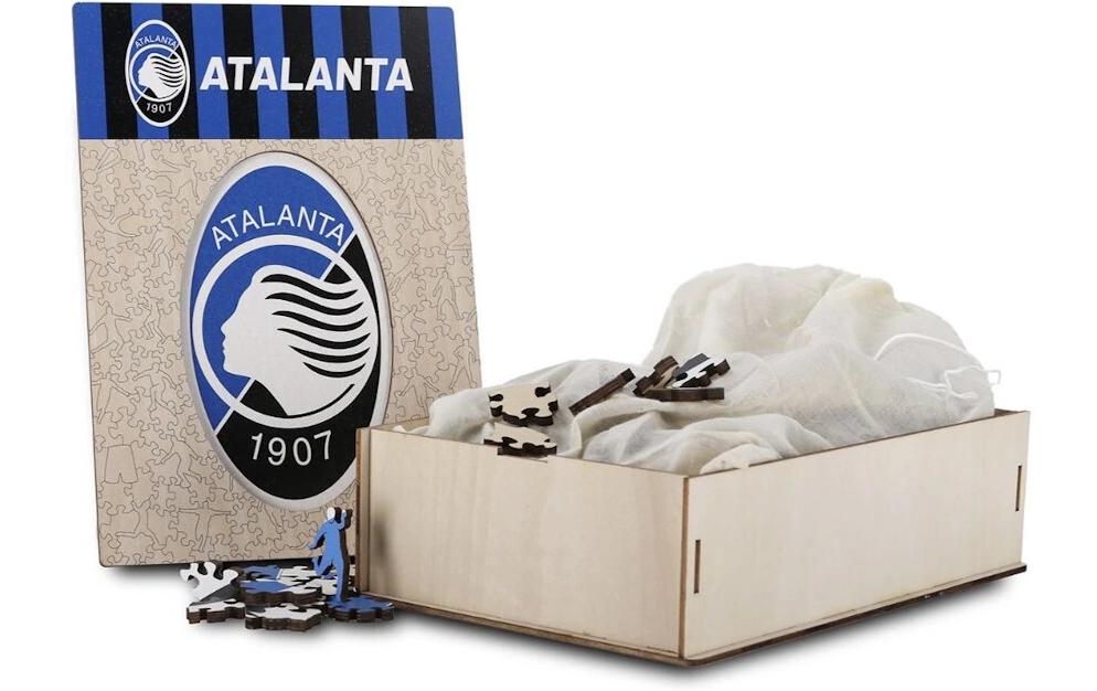Atalanta BC – LogoOffizielles Holzpuzzle, Grösse M