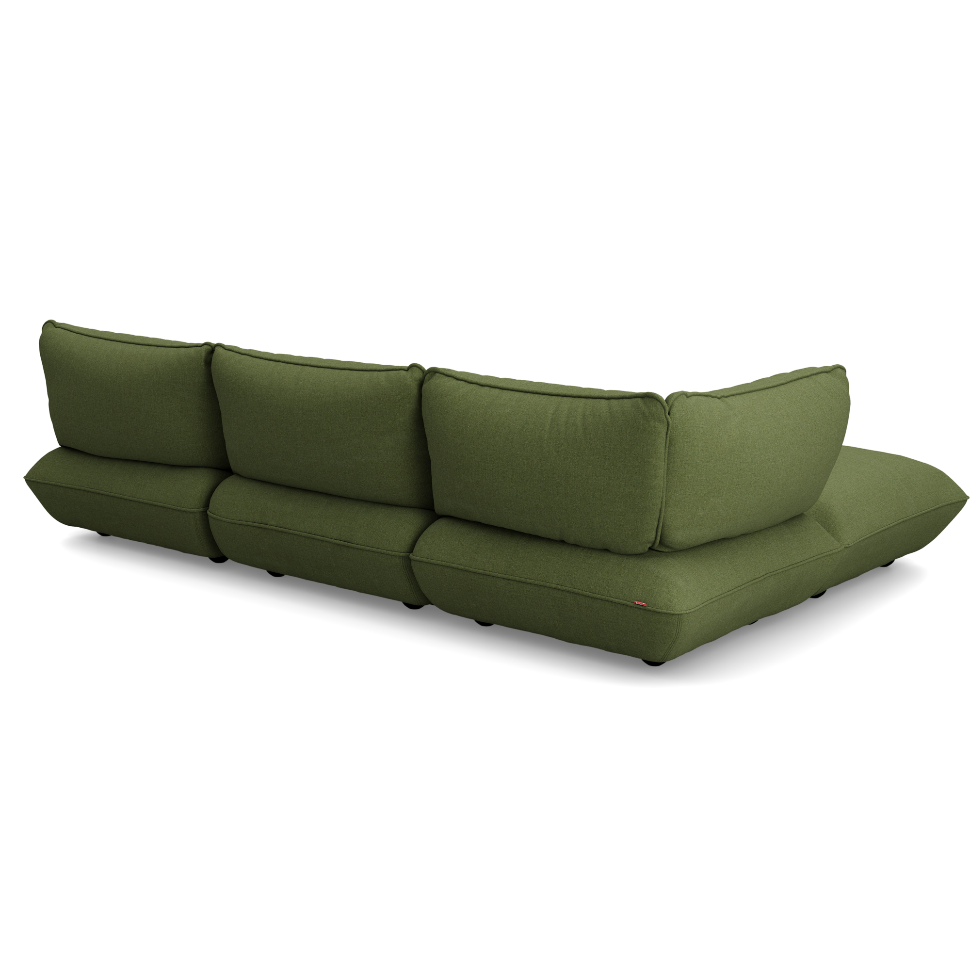Hoekbank Sumo boucle recycled leaf green
