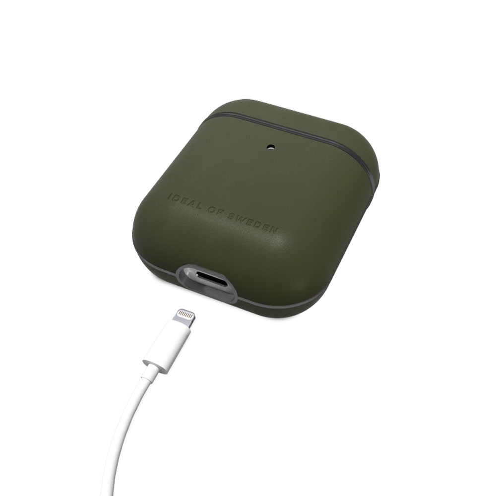AirPods (1. & 2. Generation) Atelier Leder Tasche Schutzhülle Abdeckung (IDFAPC-235) - Metal Woods