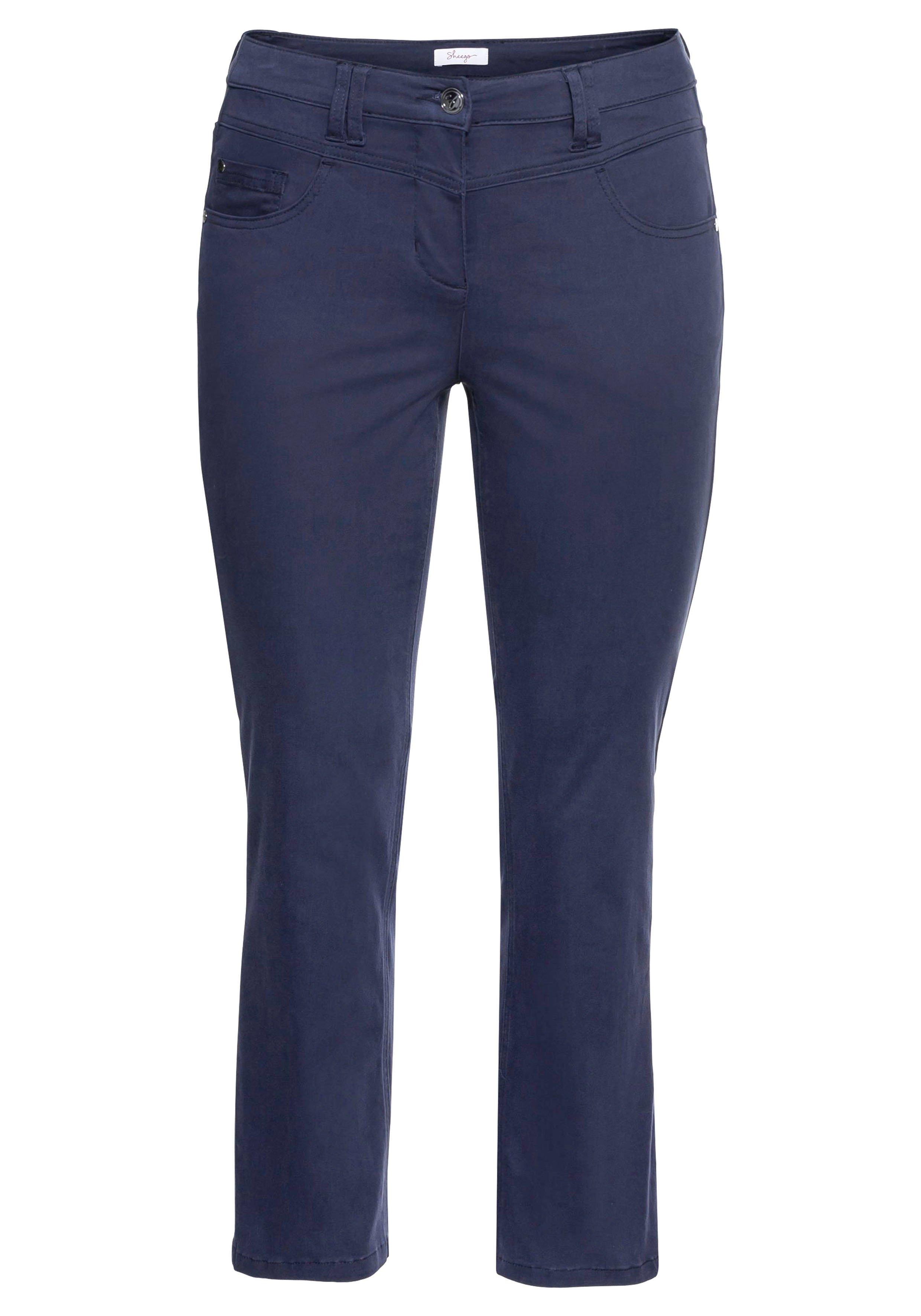 Gerade Twill-Hose in extrakurzer Petite-Länge