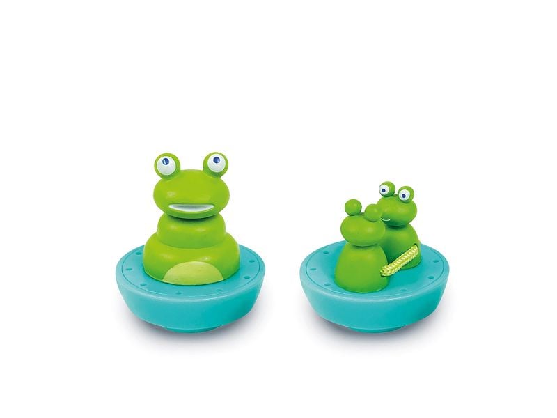 trousselier Spieluhr mit tanzenden Fröschen Magnetische Musikspieldose