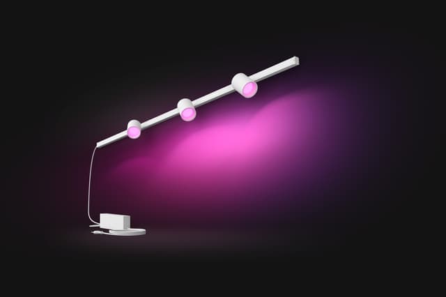Philips Hue Perifo væglampesættet med 3 spotlys (hvid)
