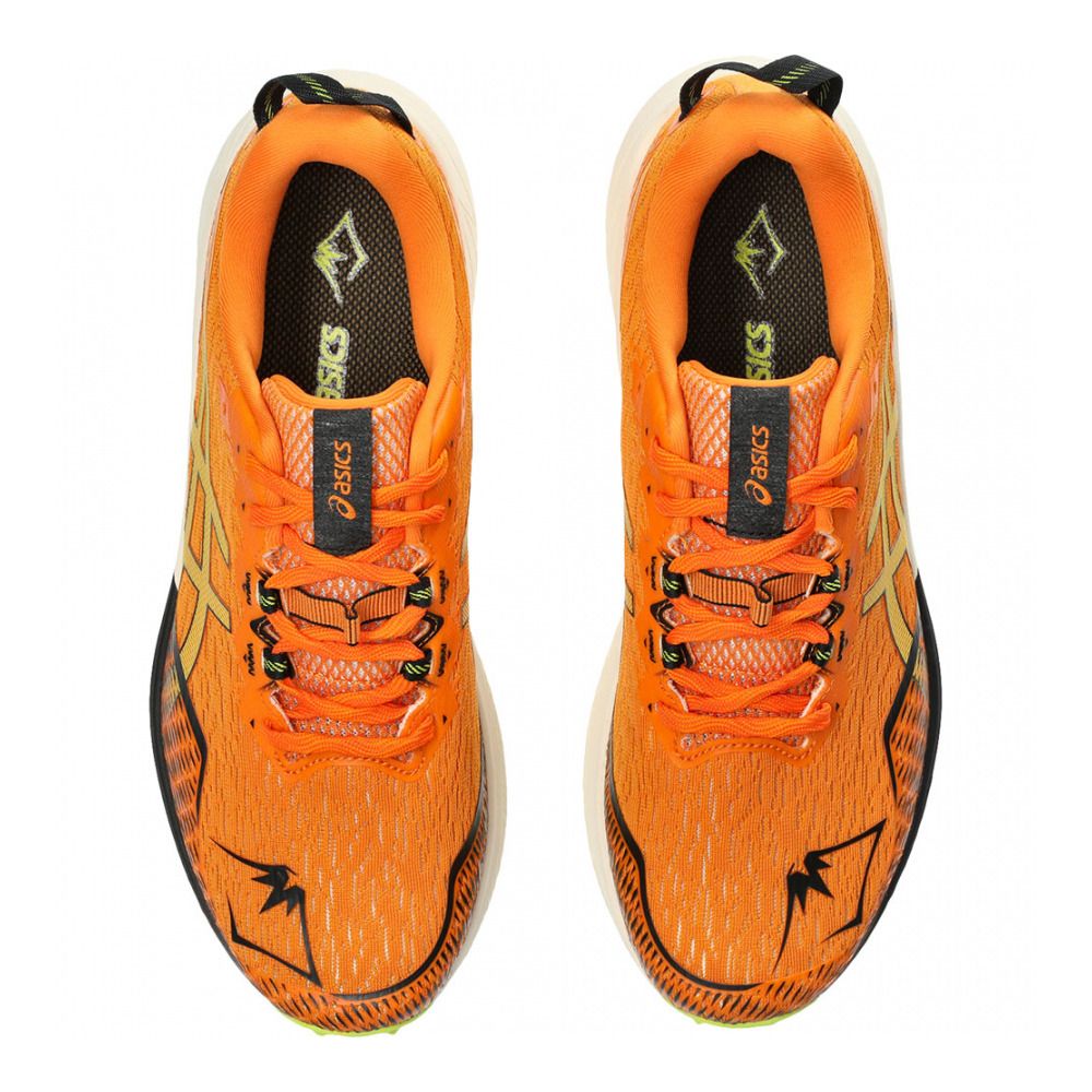Asics FUJI LITE 4 - Chaussures trail Homme bright orange/neon lime