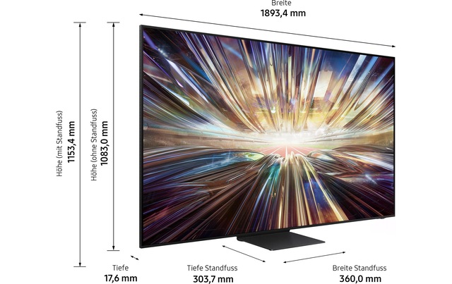 Samsung QLED-Fernseher »QE85QN800D TXZU 85« 214 cm/85 ″ 8K