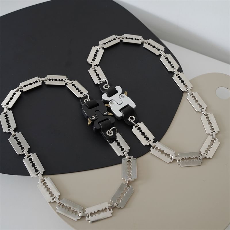BABLIBU - Scheermesgesp legering ketting
