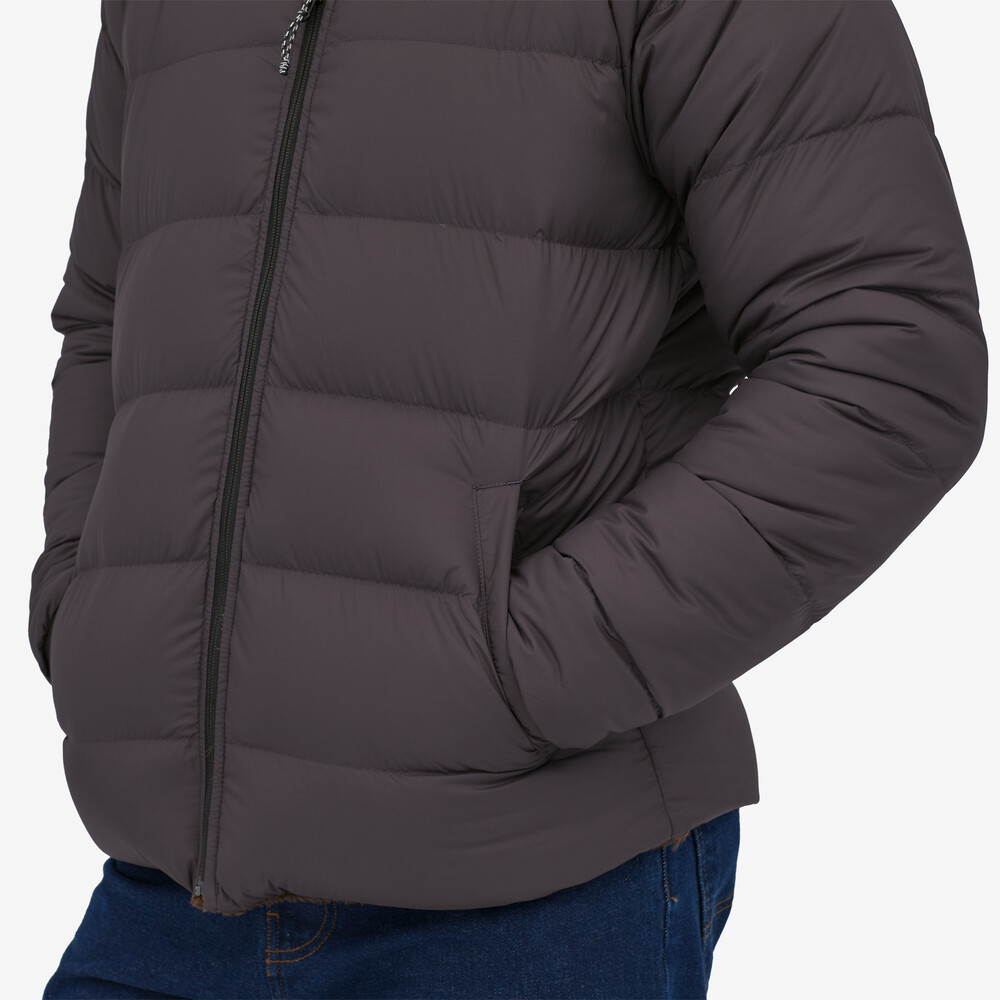 Wendbare, geräuschlose Daunenfleecejacke für Herren