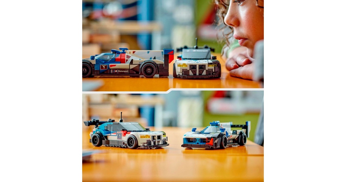LEGOSpeed Champions - BMW M4 GT3 & BMW M Hybrid V8 racewagens Constructiespeelgoed  (76922)