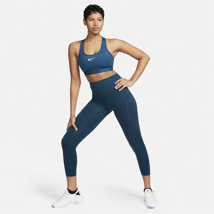 Nike Dri-FIT Medium Support polstret sports bh Blå