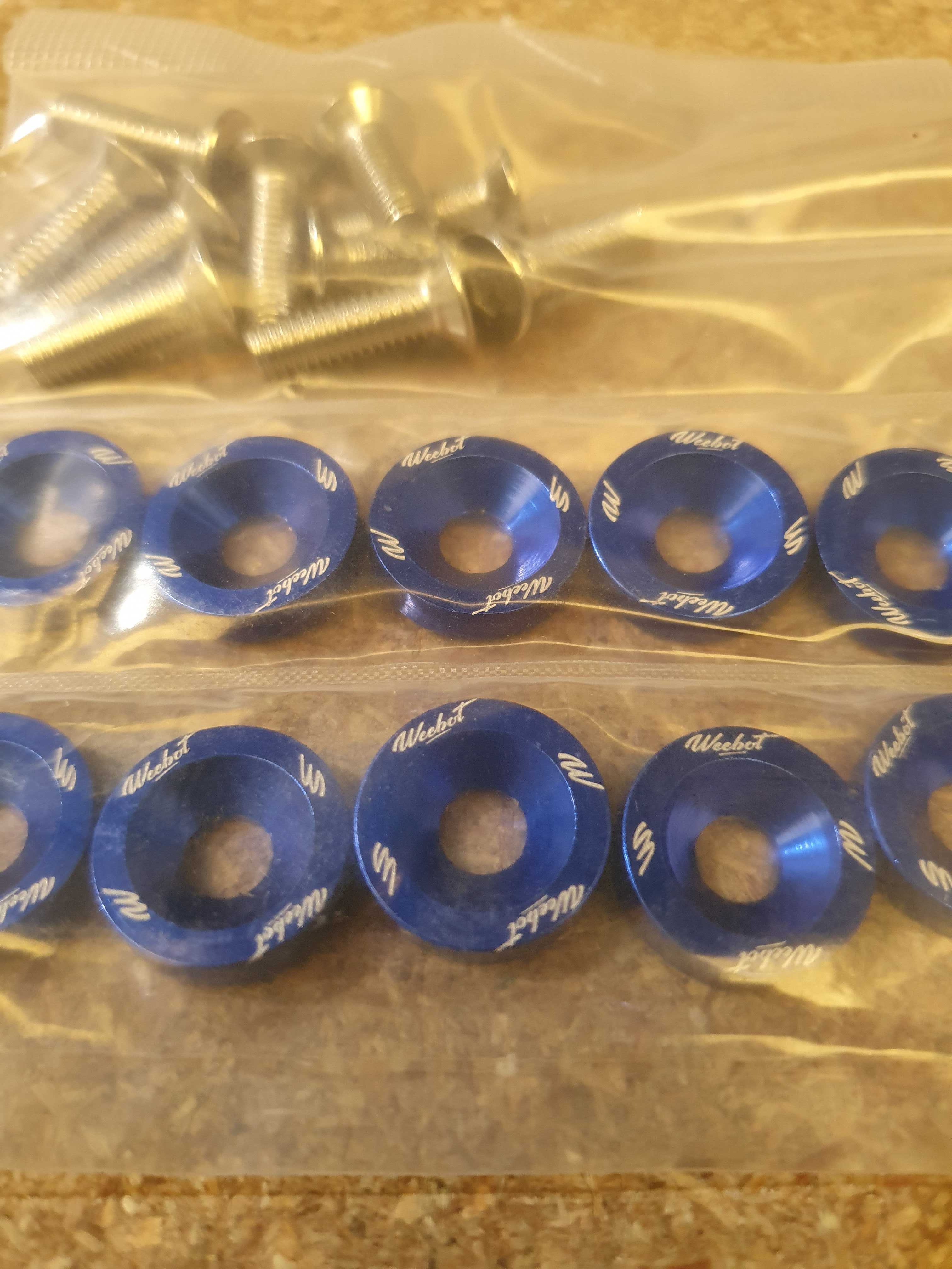 Lot de 10 Vis et Rondelles Custom Weebot  pour Trottinette - Plusieurs Couleurs