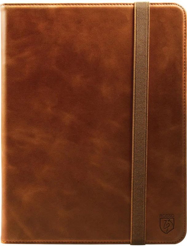 Rosso Deluxe - Book Case - Echt Leer - Bruin - Voor Apple iPad Air 11 (2024/2025)