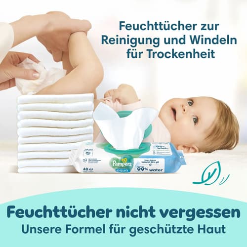 Pampers Premium Protection Windeln Gr.2, Monatsbox, 4 - 8 Kg