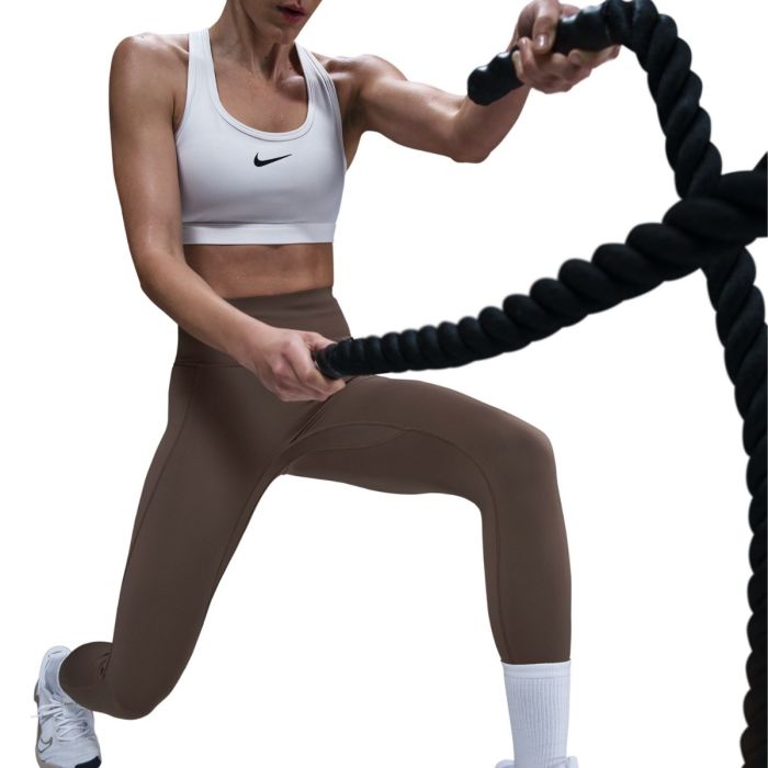 Nike Dame Lange tights Universa Dri-FIT Pocket Tights Brun