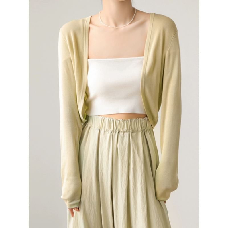 Happo - Effen Bolero Cardigan