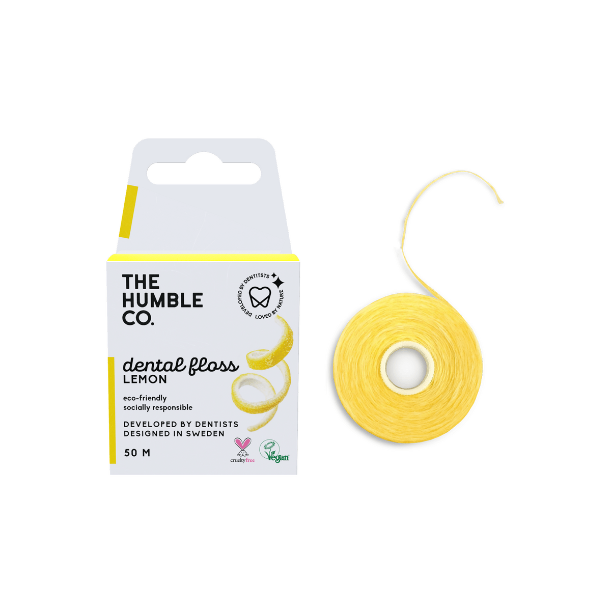 The Humble Co. tandtråd, lemon - 50 m