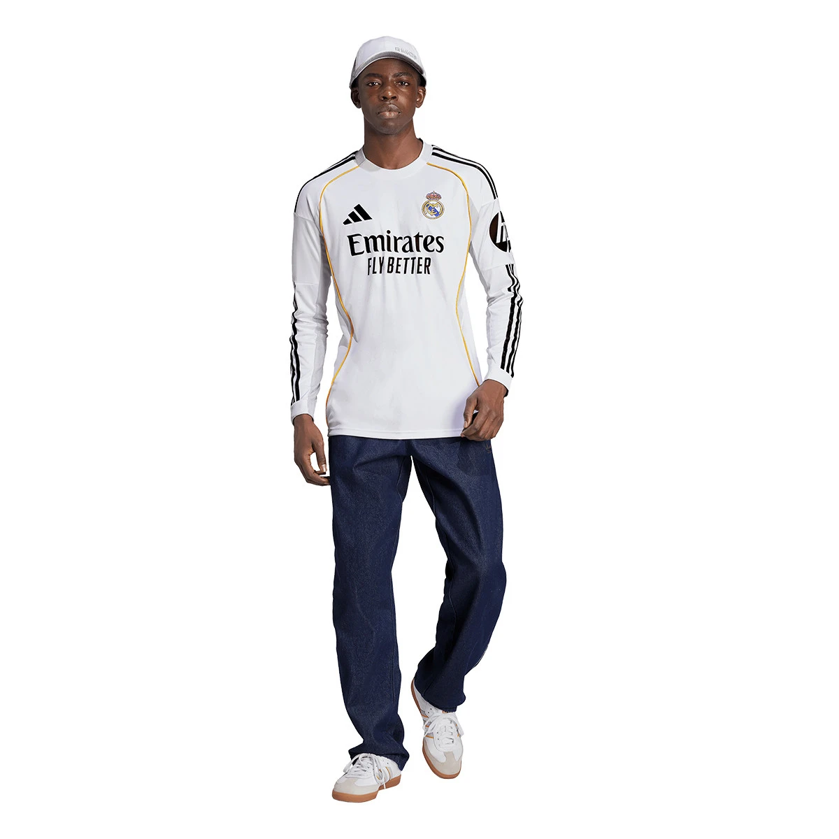 Camisola adidas Real Madrid Primeiro Equipamento M/L 2025-2026