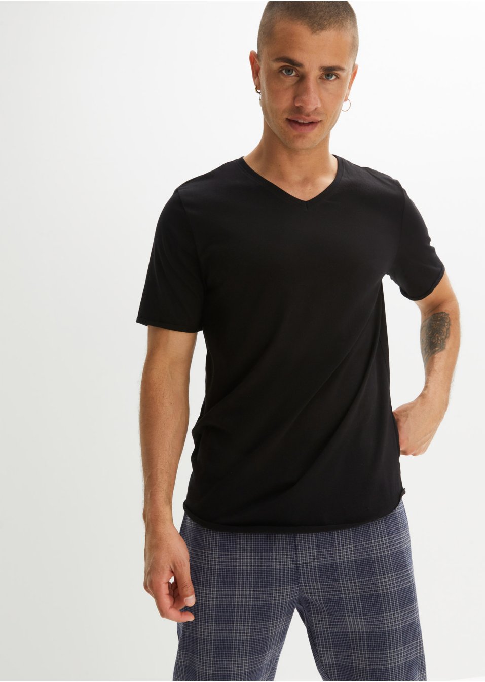 Lot de 2 T-shirts col V en coton Cradle to Cradle Certified® niveau argent