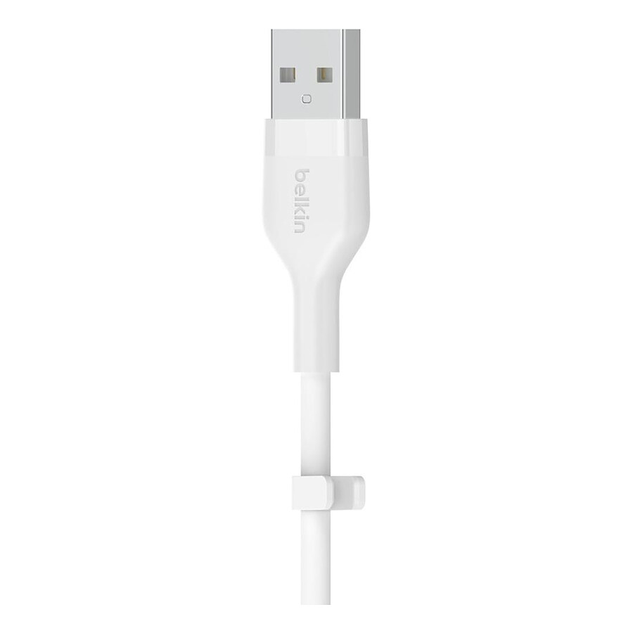 Belkin Boost Charge Flex Câble silicone USB-A vers Lightning (blanc) - 2 m