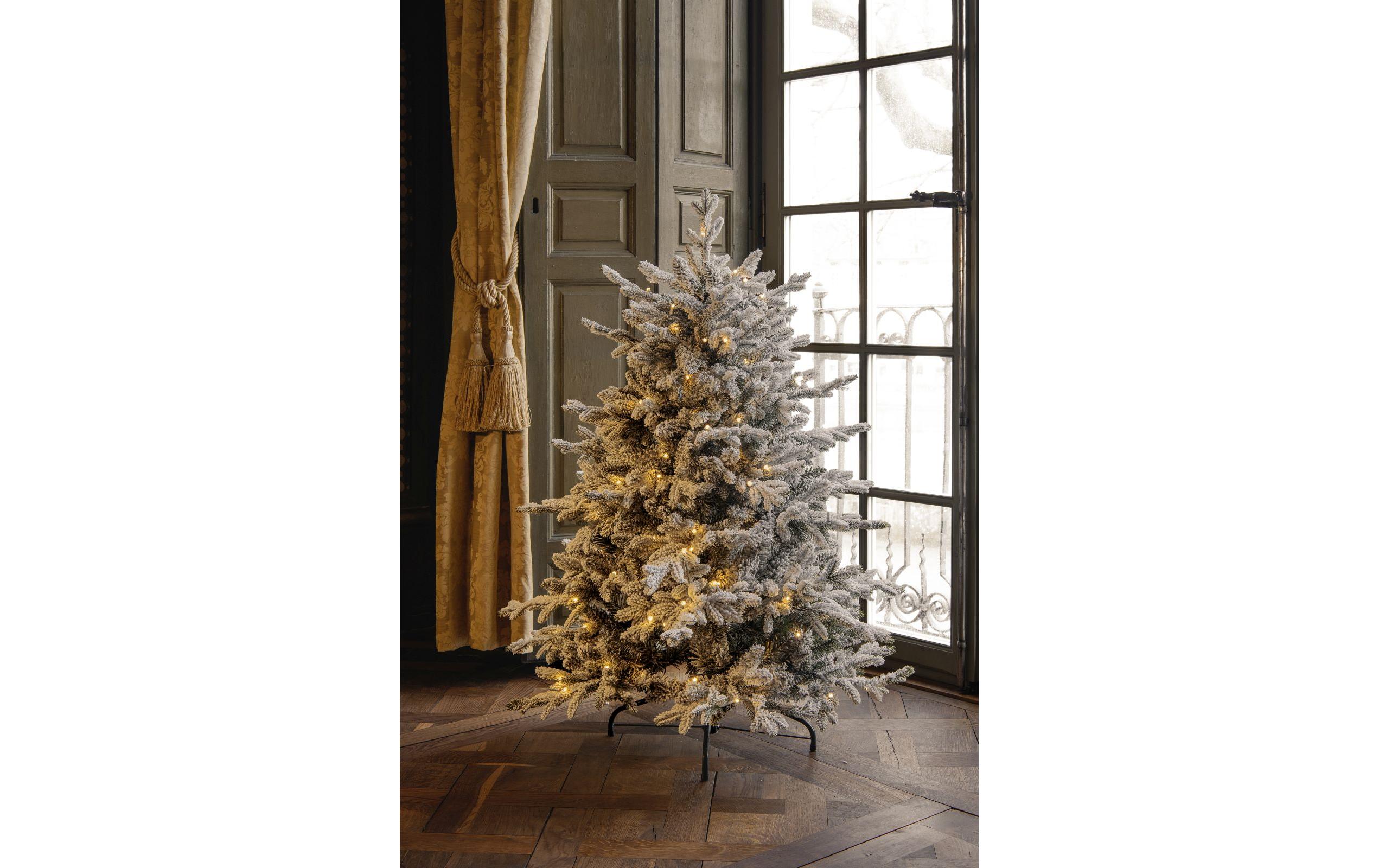 Weihnachtsbaum LED Snowed Tree 120 cm Warmweiss<br>LED Dekoration