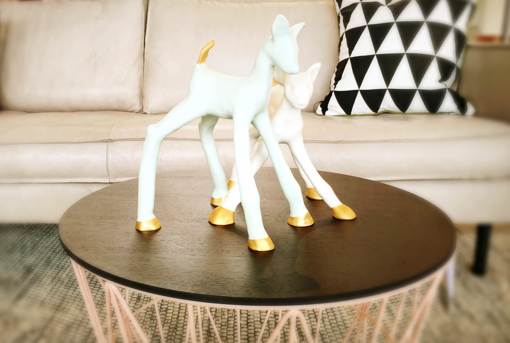 Loods 5 Kunst keramiek Hertje Vixen Snowy White