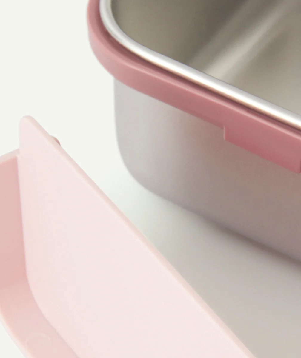 LASSIGBOÎTE À GOÛTER EN INOX ROSE ADVENTURE TIPI