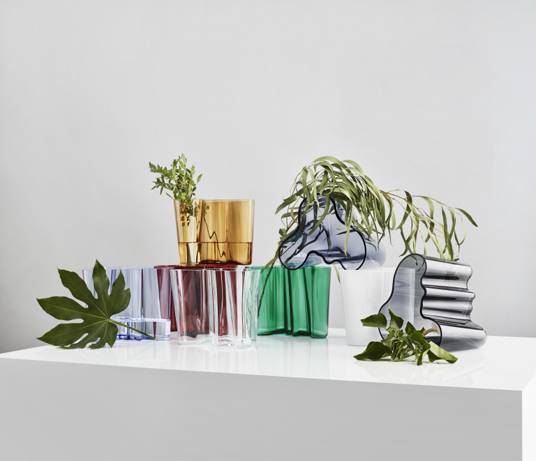 Iittala Alvar Aalto vaas 16cm linnen