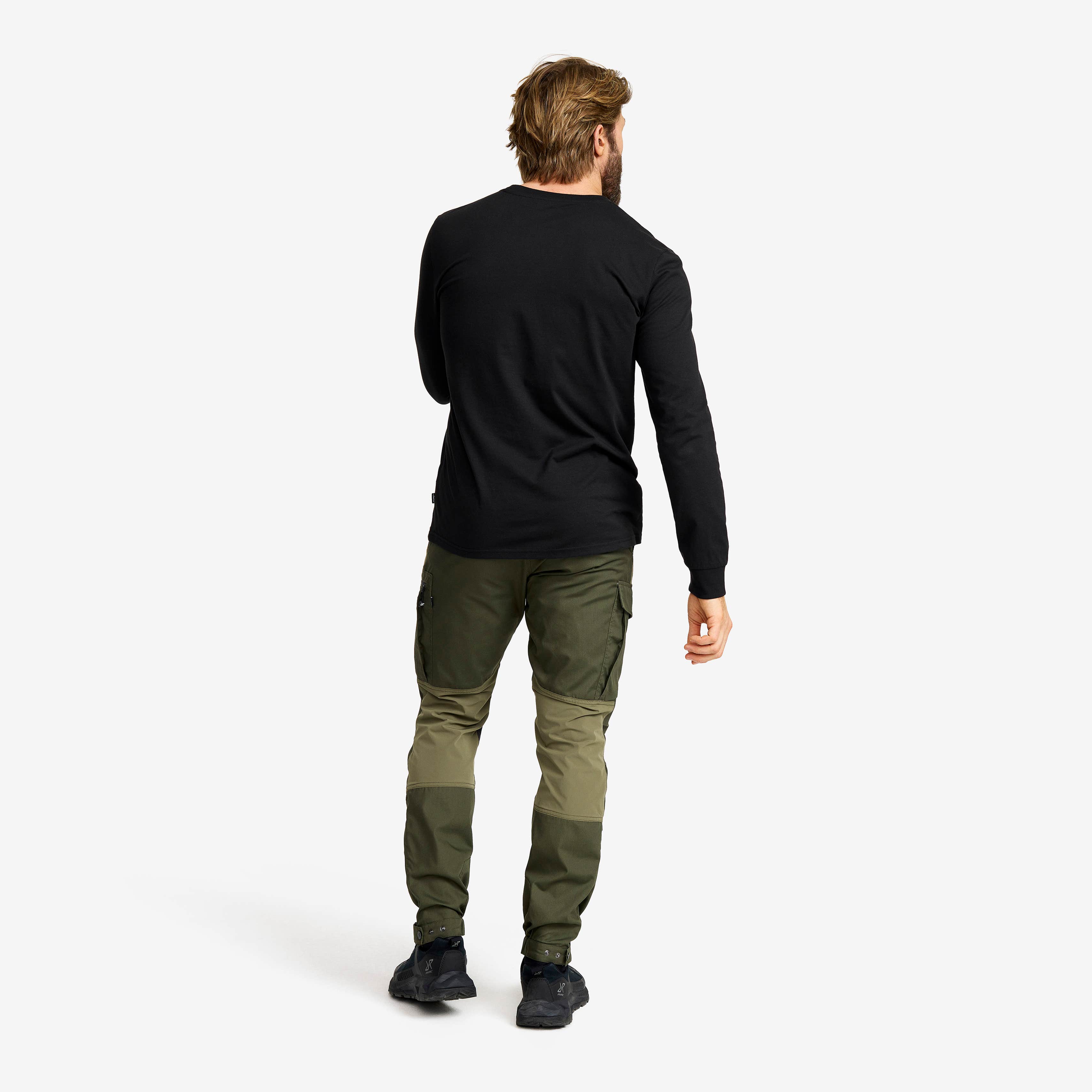 Easy Long-sleeved T-shirt Herre Black