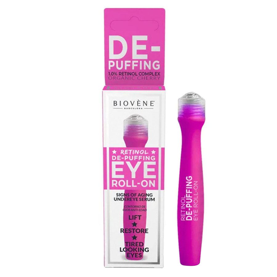 Biovène De-Puffing Signs of Aging 1% Retinol + Organic Cherry Eye Concentrate 15ml