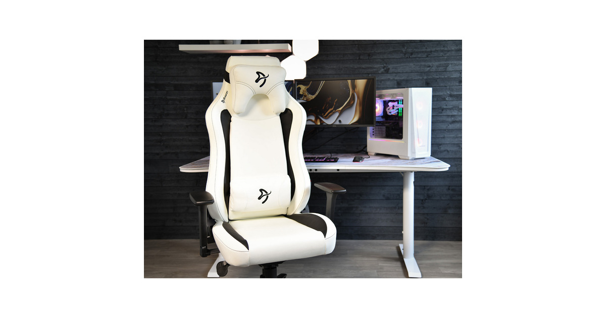 ArozziVernazza SoftPU - White gamestoel  (Wit)