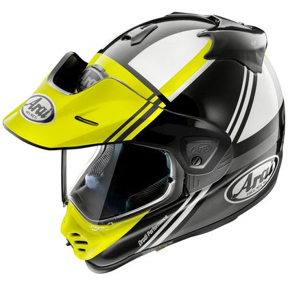 Casque Arai TOUR-X5 - COSMIC - Jaune / Blanc