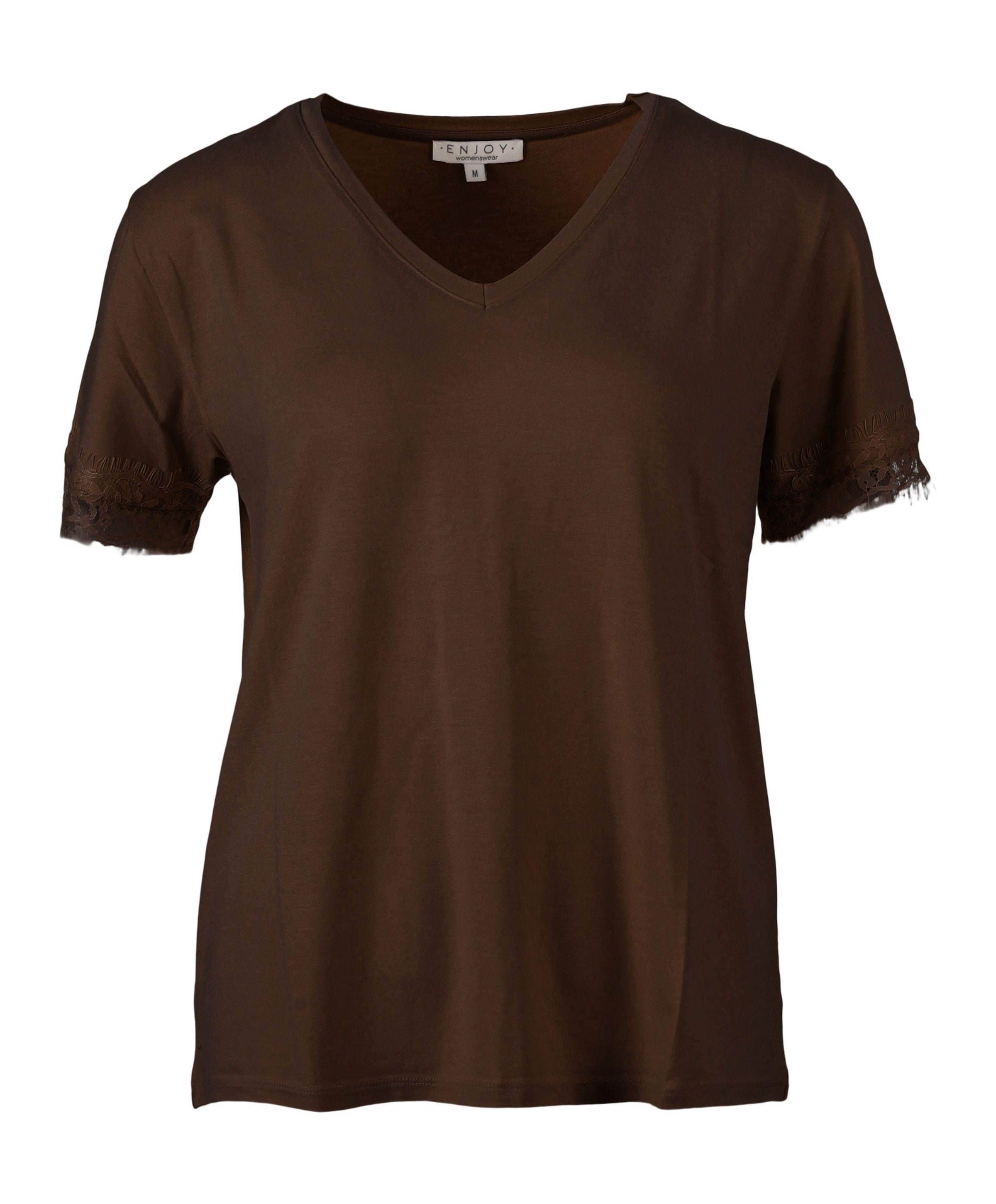 Enjoy Dames T-shirt bruin